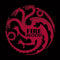 Game of Thrones: House Targaryen Nintendo Switch Lite Skin